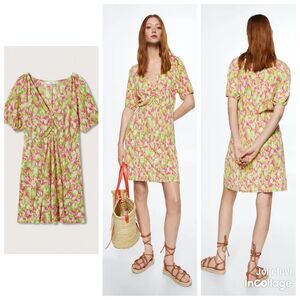 Mango Floral print dress